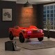 preview thumbnail 3 of 14, Billy Mordern Plastic Pickup Truck Kids Bed with Light and Sound by Furniture of America