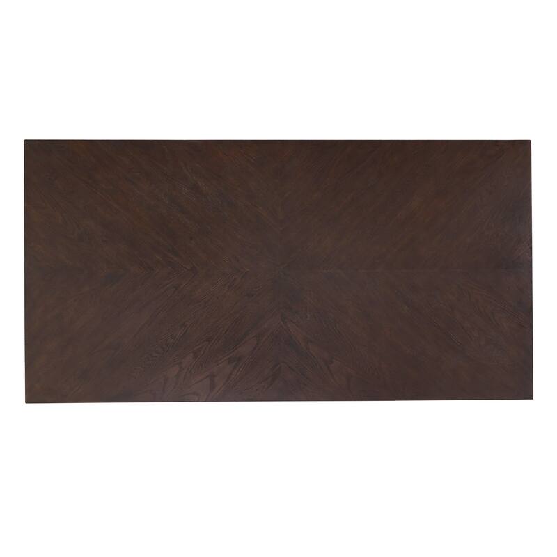 Andrea Espresso 78-inch Rectangular Dining Table by iNSPIRE Q Modern - 78" Rectangular Dining Table