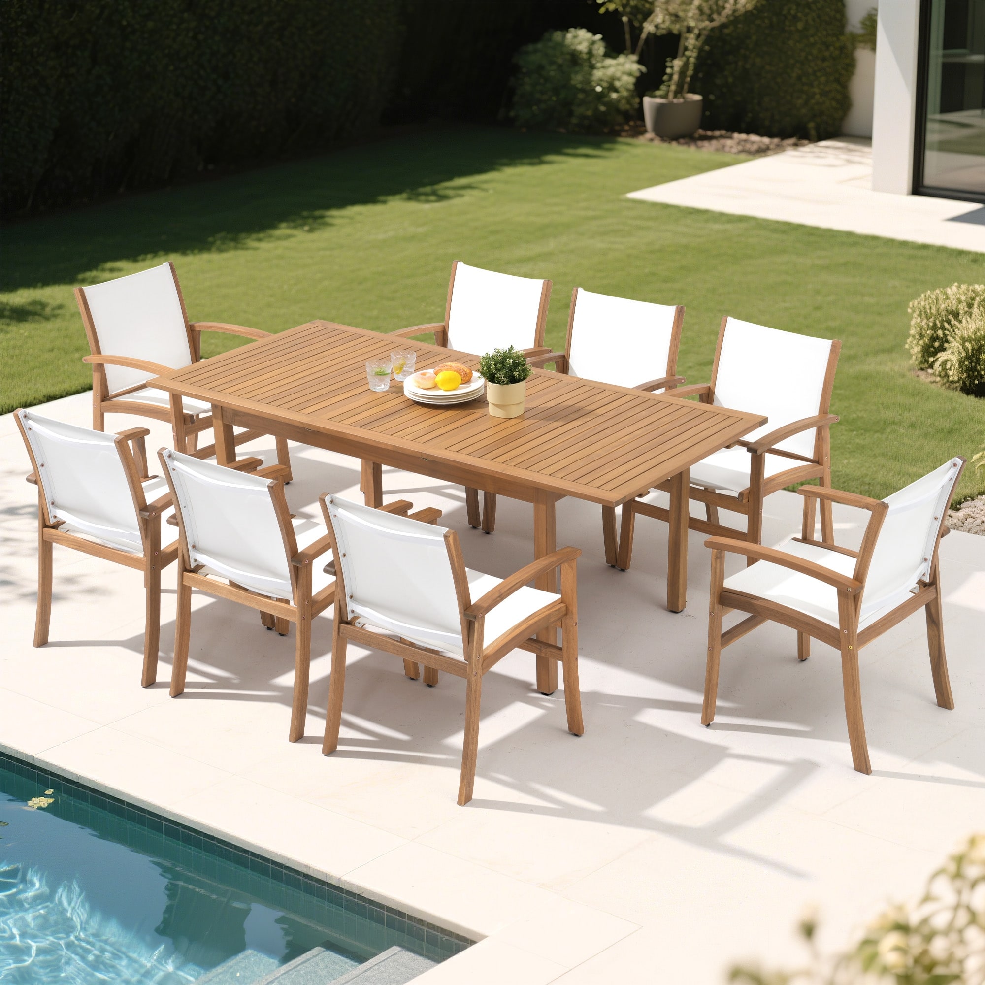 9-Piece Outdoor Patio Garden Dining Set