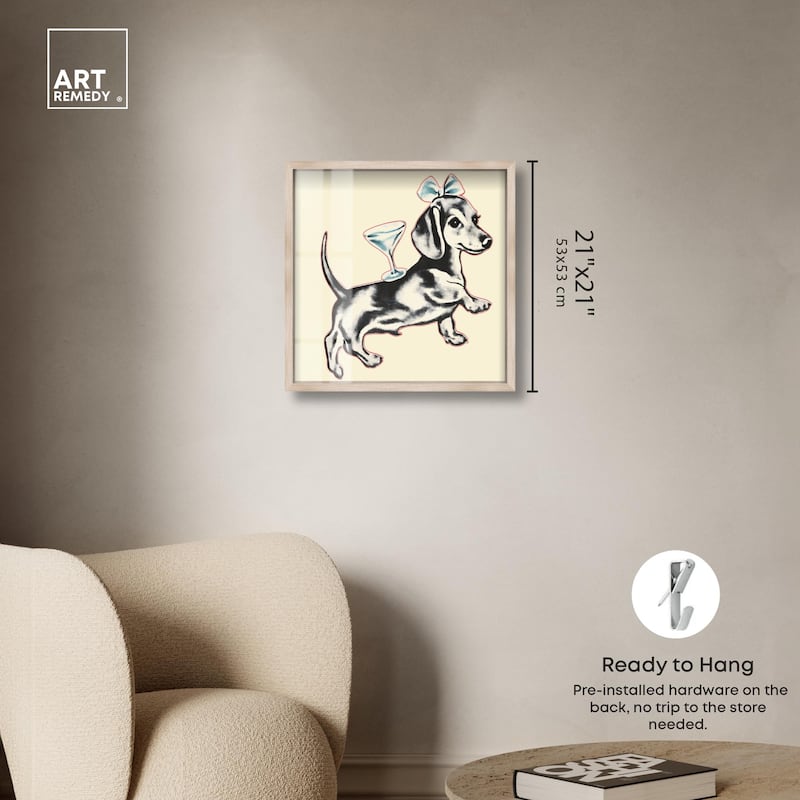 Martini Pup II Shadowbox by Art Remedy