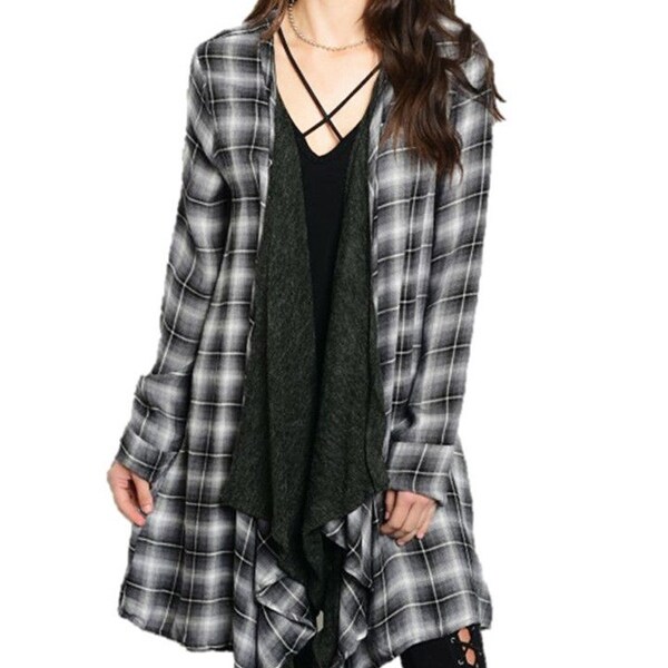 drape cardigan jacket