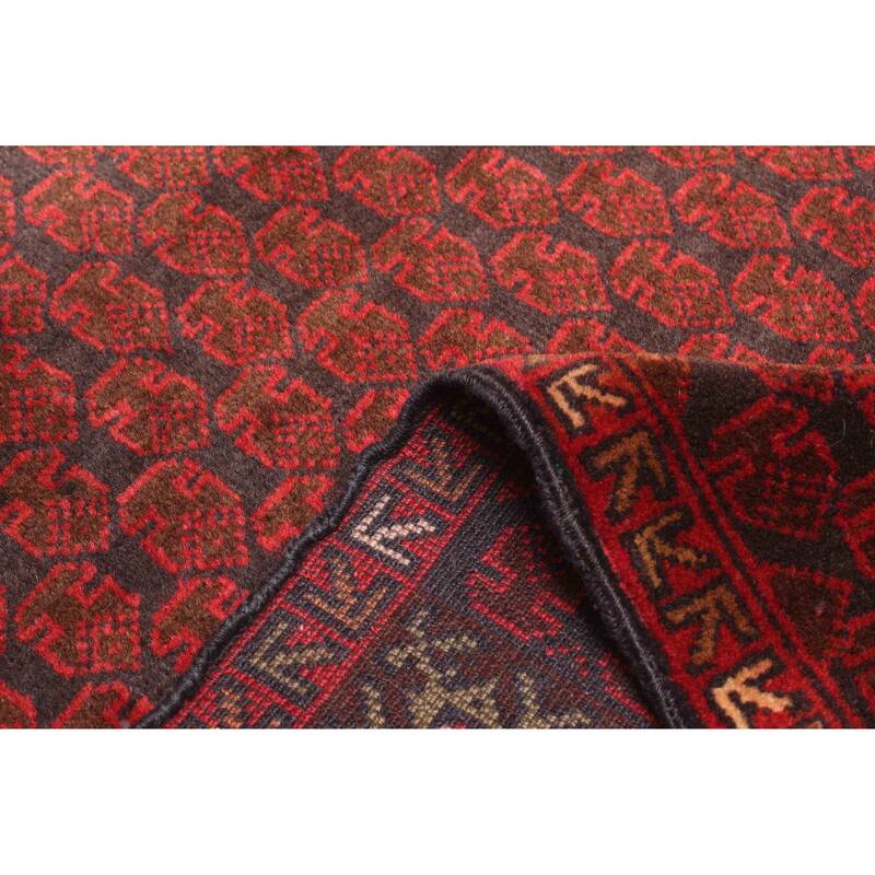 ECARPETGALLERY Hand-knotted Teimani Dark Grey Wool Rug - 2'8 x 4'4