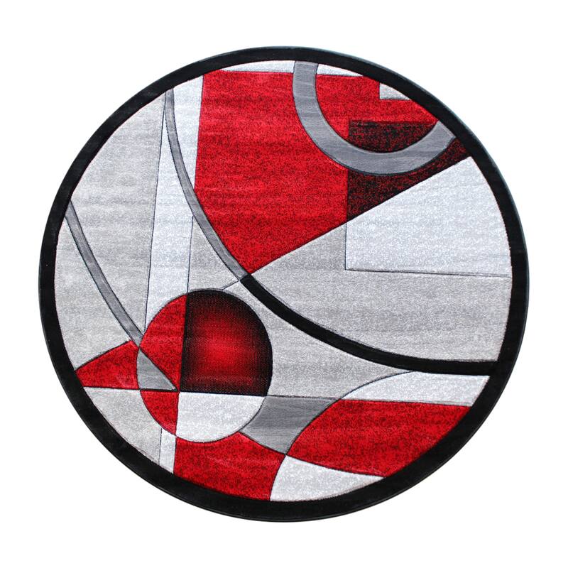 Modern Geometric Abstract Area Rug