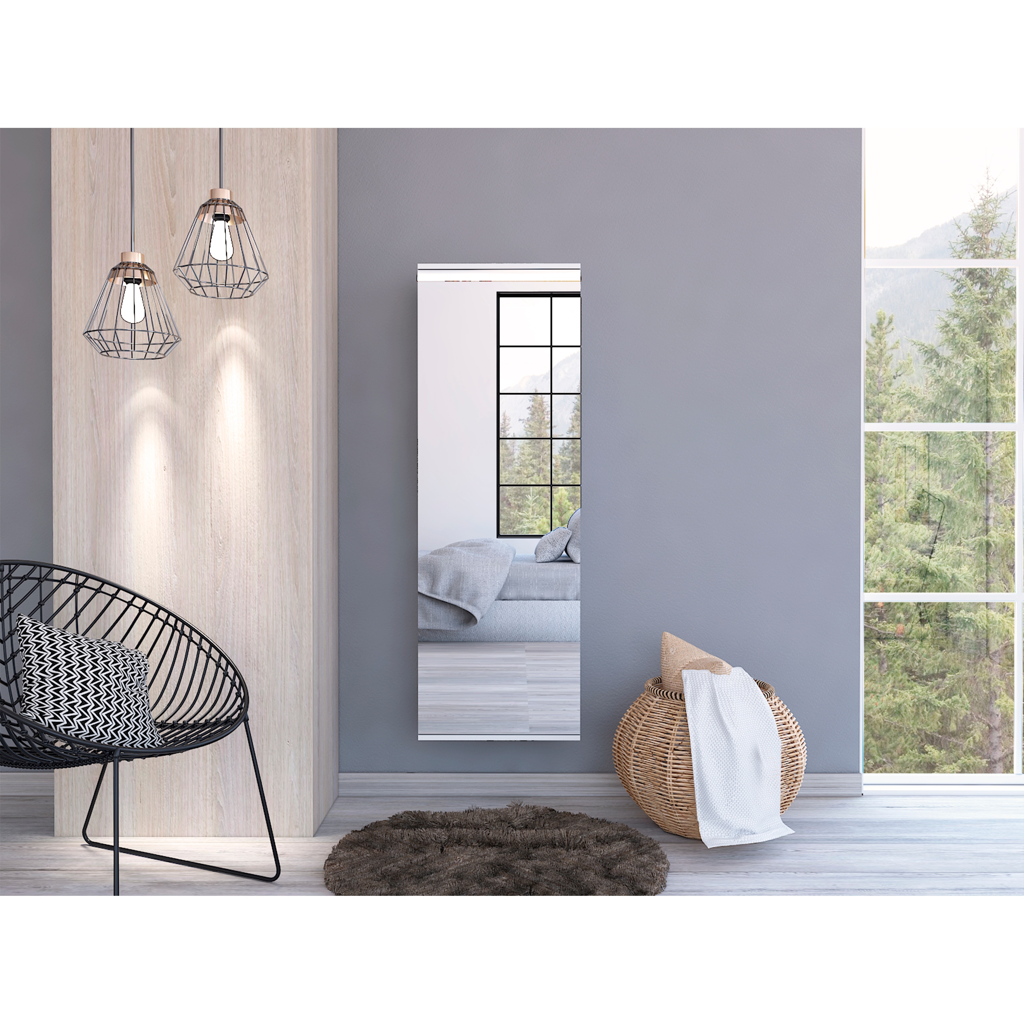Shoe rack with mirror door online