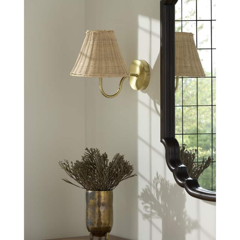 Livabliss Ravira Traditional Wall Sconce - Brown