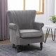 preview thumbnail 16 of 15, Modern Living Room Accent Chair Upholstered Club Chair With Wood Legs
