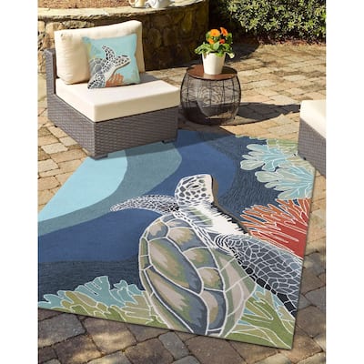 Liora Manne Frontporch Akumal Indoor/Outdoor Pillow