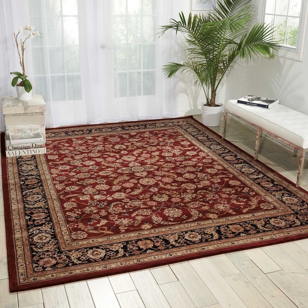 Burgundy sales area rug