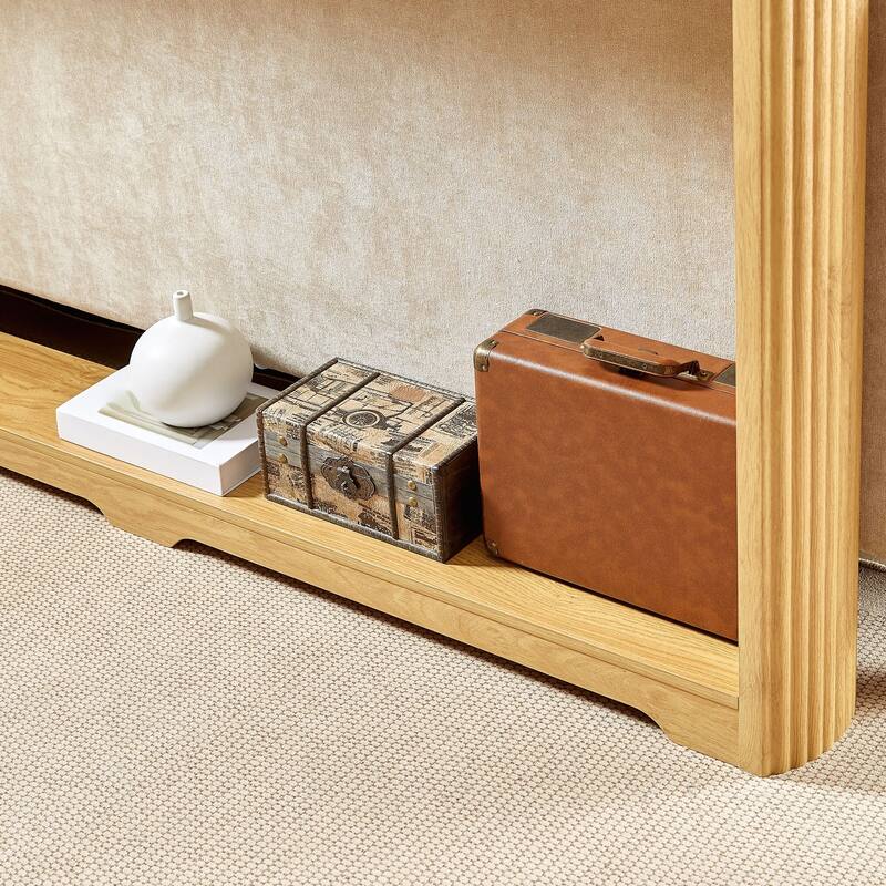 Narrow Wooden Console Sofa Table, Suitable for Entranceways