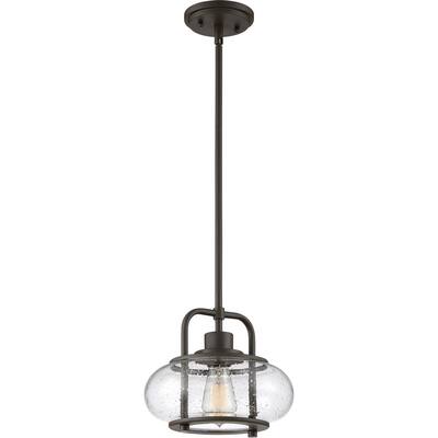 Quoizel Trilogy 10" Pendant Light in Old Bronze