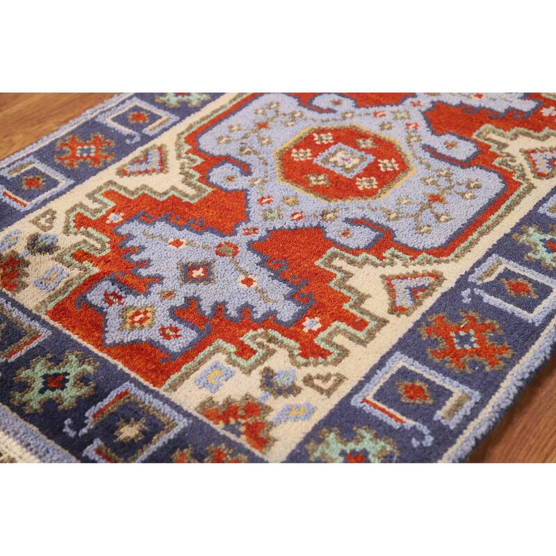 Viss Oriental Foyer Rug Handmade Wool Carpet - 2'0" x 3'0"