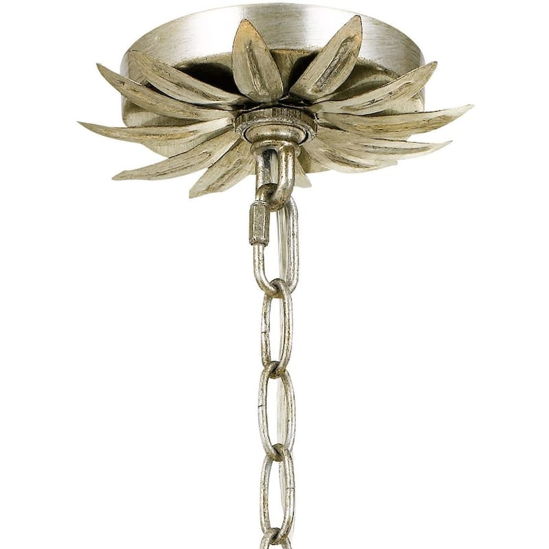 Crystorama Lighting Group Broche 6 Light 24" Wide Wrought Iron Drum