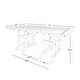 preview thumbnail 2 of 49, Laguna Hdpe All Weather Outdoor Patio 71" Rectangular Dining Table