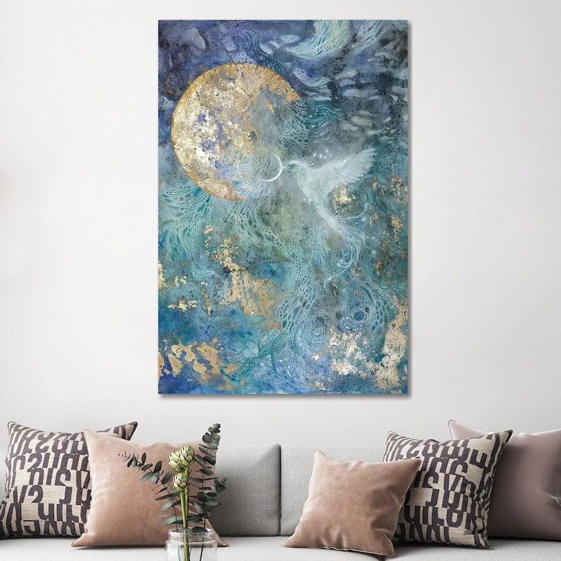 iCanvas "Slivers Of The Moon I" by Stephanie Law Canvas Print