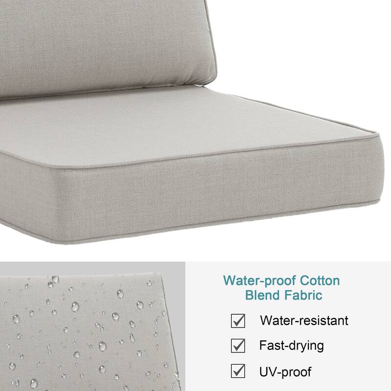 Sunbrella Indoor Outdoor Chair Cushion and Pillow