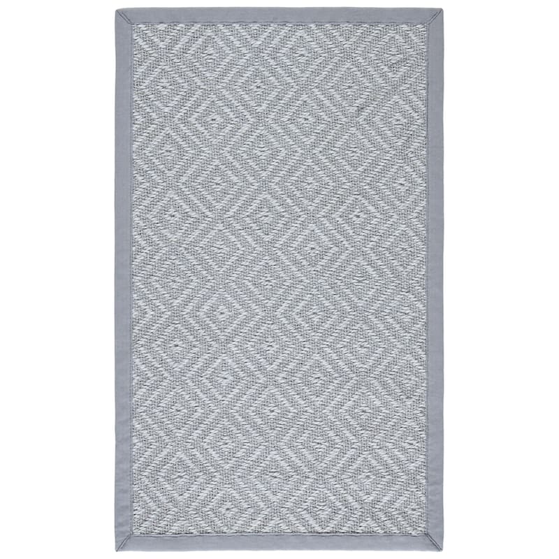 SAFAVIEH Handmade Natural Fiber Anabella Sisal Rug - 3' x 5' - Light Grey/Grey