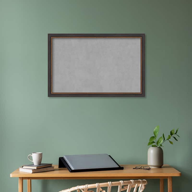 Amanti Art Ashton Black Framed Magnetic Board