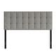 preview thumbnail 18 of 17, CraftPorch Classic Button-Tufted Rectangle Upholstered Headboard Light Grey - Full