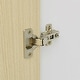 preview thumbnail 12 of 20, 3-Door Wooden Storage Desk Wardrobe for Bedroom with Shelves and 3 Drawers