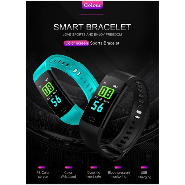 fitness band with color display