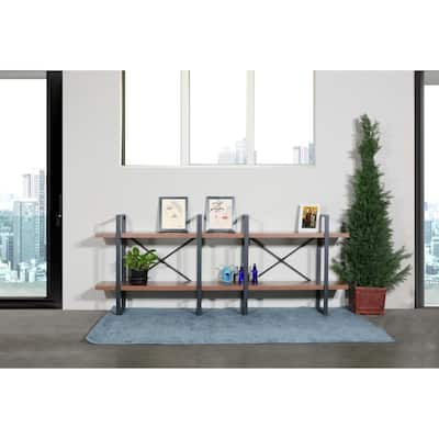 2-Tier longer with open shelving by DAVEE FURNITURE INC - 70.86*28.35*11.34 inches