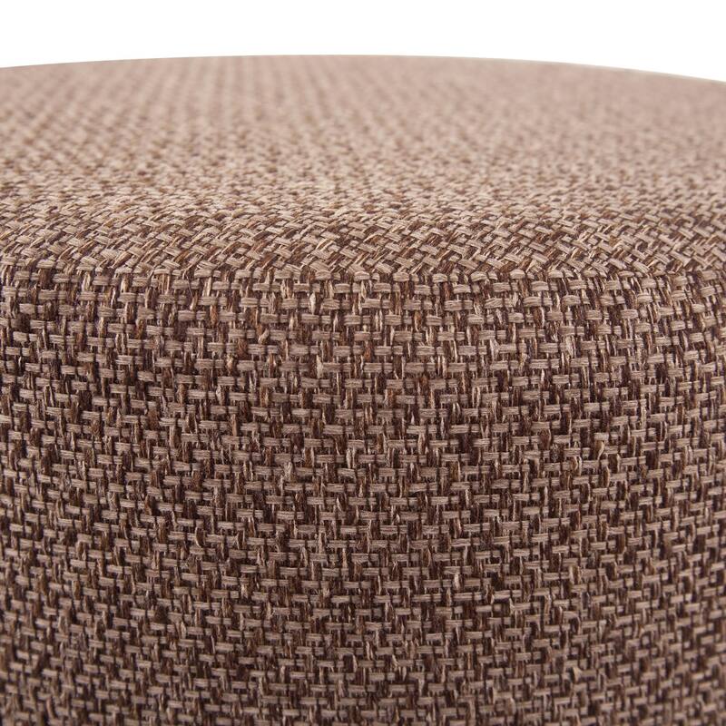 Allan Andrews No Tip Cylinder Ottoman with Cover, Panama Collection