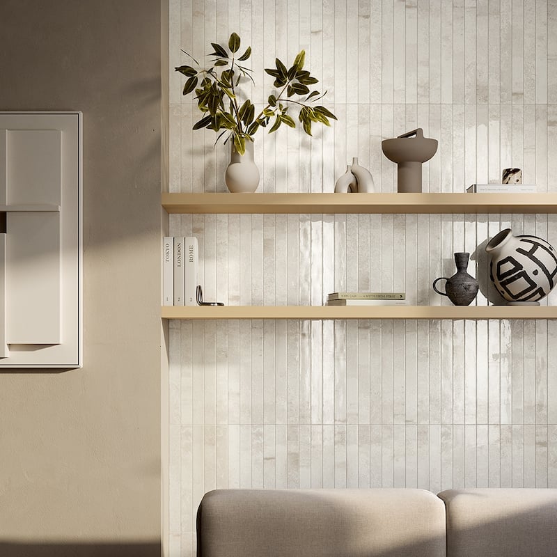 Aria 2x18 Glossy Porcelain Subway Tile - Floor, Wall, Backsplash