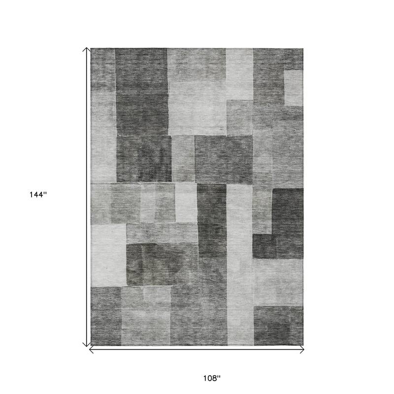 HomeRoots Geometric Transitional Rectangle Outdoor Rug