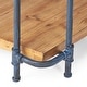 preview thumbnail 9 of 10, Yorktown Industrial 4-shelf Firwood Bookcase by Christopher Knight Home