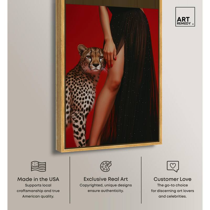 Wild at Heart Canvas by Art Remedy