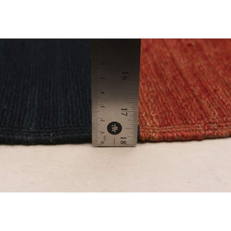 ECARPETGALLERY Flat-Weave Natural Copper Wool Tapestry Kilim - 9'2 x 11'0