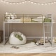 preview thumbnail 1 of 5, Furniture of America Haven Twin Size Metal Junior Loft Bed with Ladder