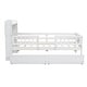 preview thumbnail 10 of 25, Wood Twin Size Platform Bed with Built-in LED Light, Multi-functional Headboard, Guardrail and 2 Drawers