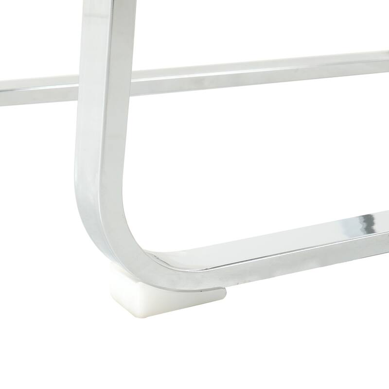 Modern Dining Chair with Metal Chair Legs (Set Of 2)