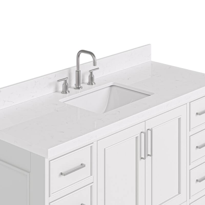 Ariel M054SCQRVO Stafford 54" Free Standing Single Basin Vanity Set