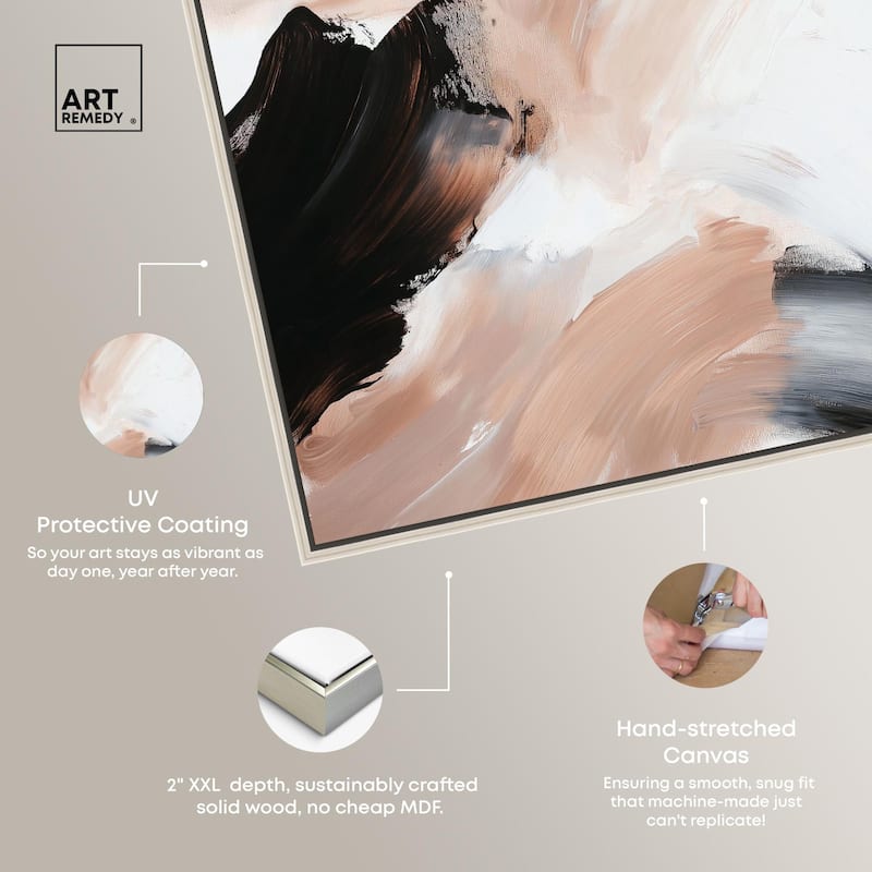 Swirls of Cream I Canvas by Art Remedy