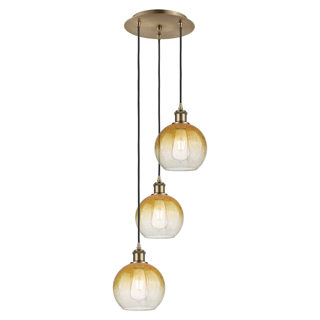 Innovations Lighting Endless Possibilities Ballston - Brookhaven Globe - 3 Light 14" Cord Hung Multi Pendant