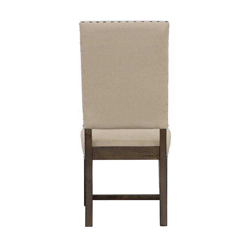 Upholestered Side Chair,Dining Chair with Wooden Legs (Set of 2)