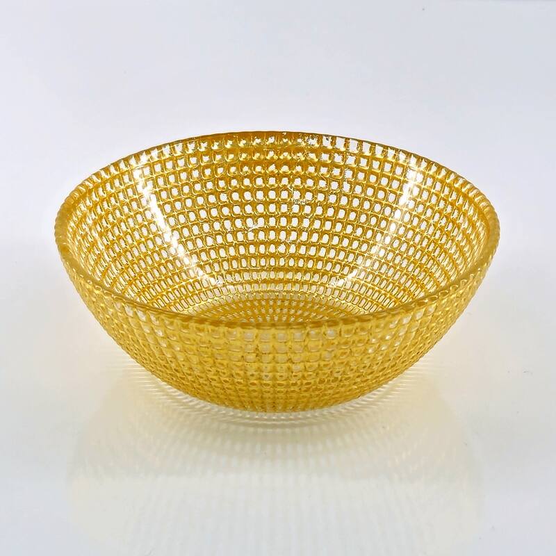 5 Inch Glass Bowls with Captivating Beaded Pattern Perfect for Both Casual and Formal Occasions