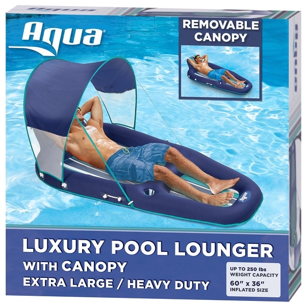 Float recliner with discount canopy