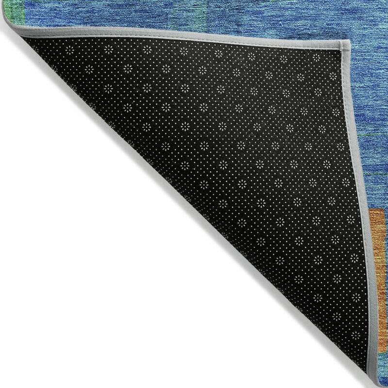 HomeRoots Geometric Transitional Rectangle Outdoor Rug