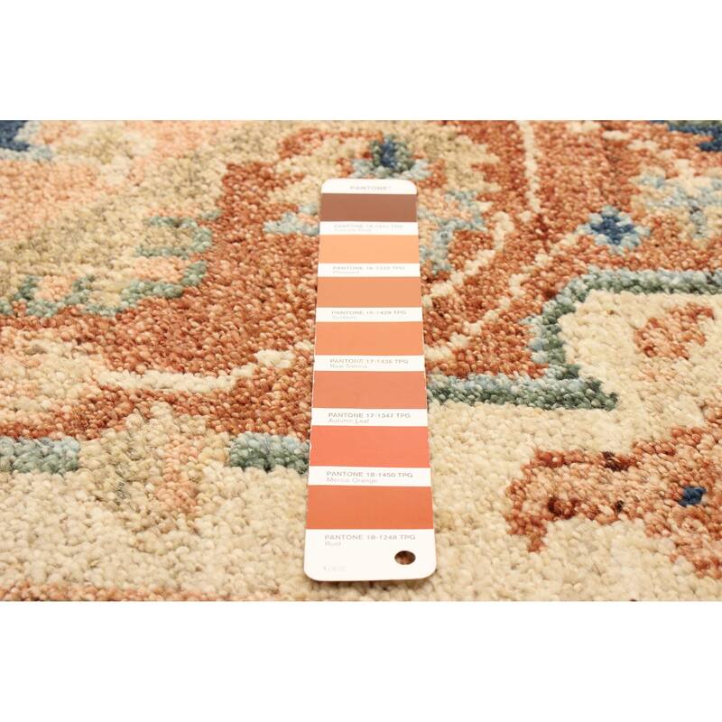 ECARPETGALLERY Hand-knotted Jules Serapi Dark Copper Wool Rug - 5'5 x 8'0