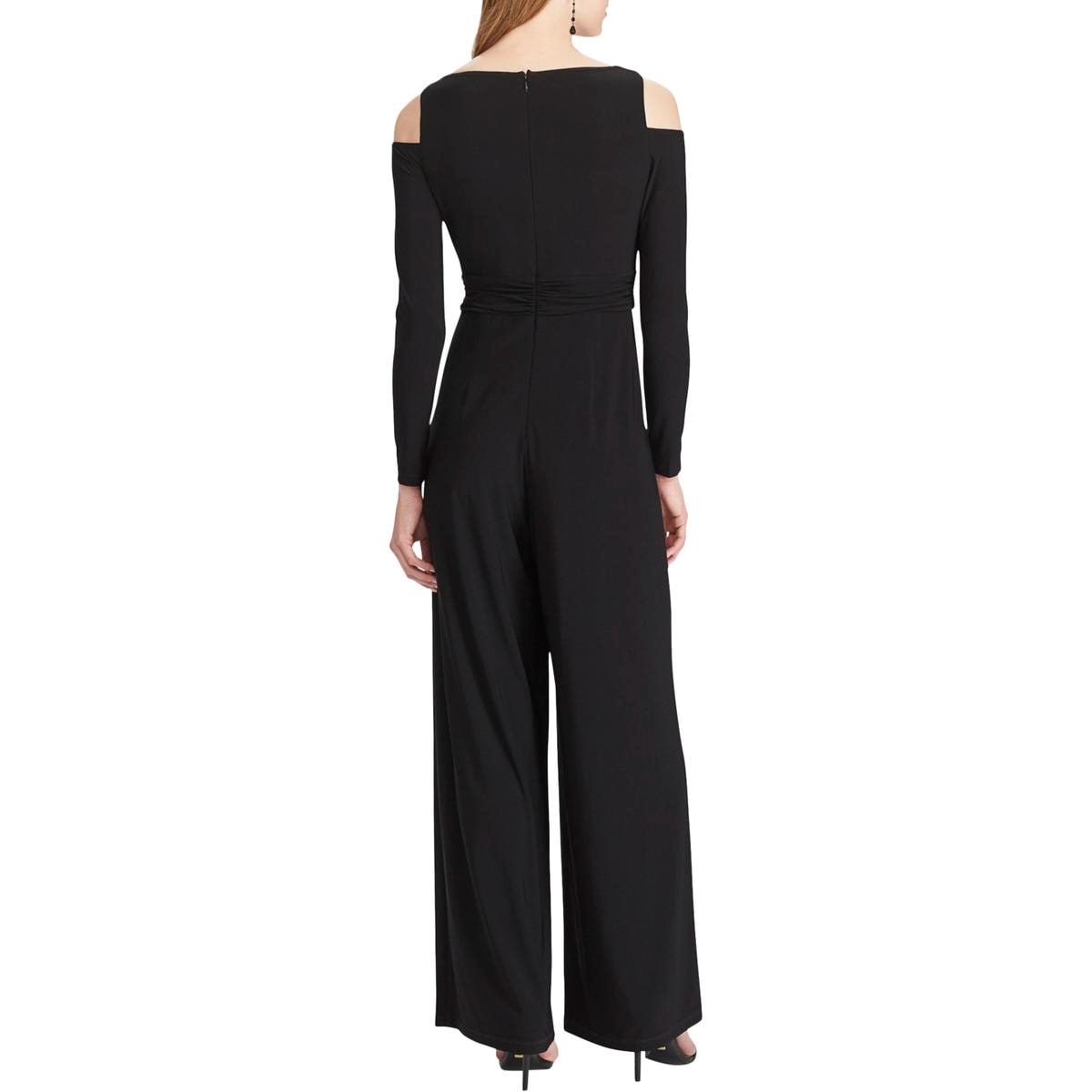 Womens cold shoulder jumpsuit clearance
