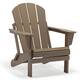 Laguna Poly Outdoor Folding Adirondack Chair - Weatherwood