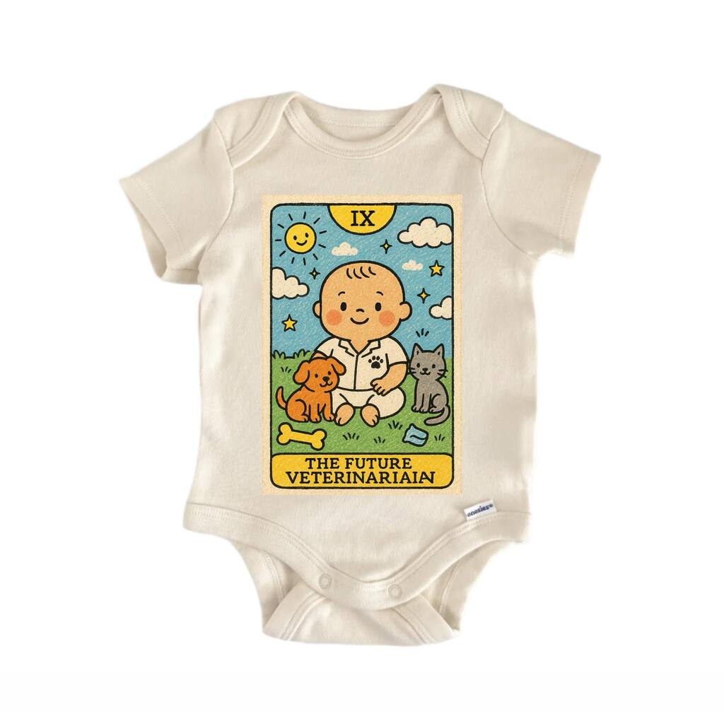 Future Veterinarian Tarot - Baby Bodysuit
