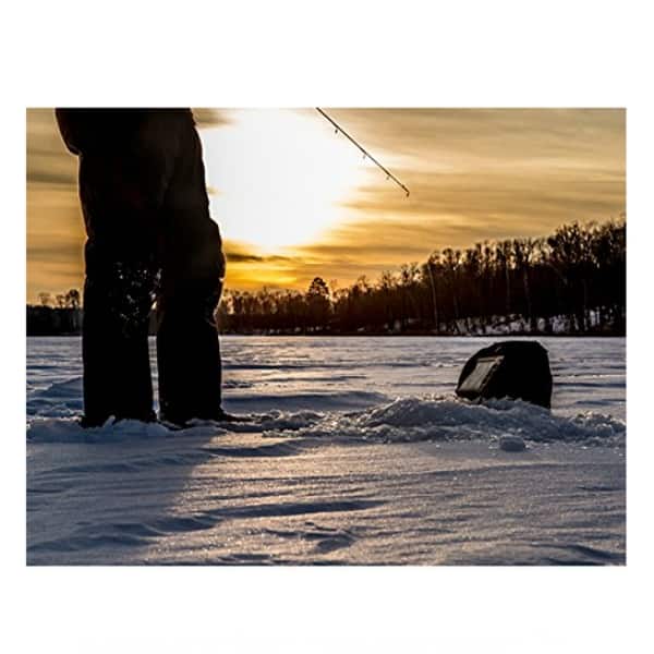 Garmin Small Portable Ice Fishing Kit w/ GT8HW-IF Transducer - Bed