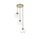 preview thumbnail 4 of 11, Elegant Lighting Baxter 3 Light 18" Wide Multi Light Pendant with