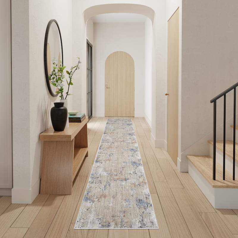 Nourison Modern Abstract Indoor only Abstract Area Rug