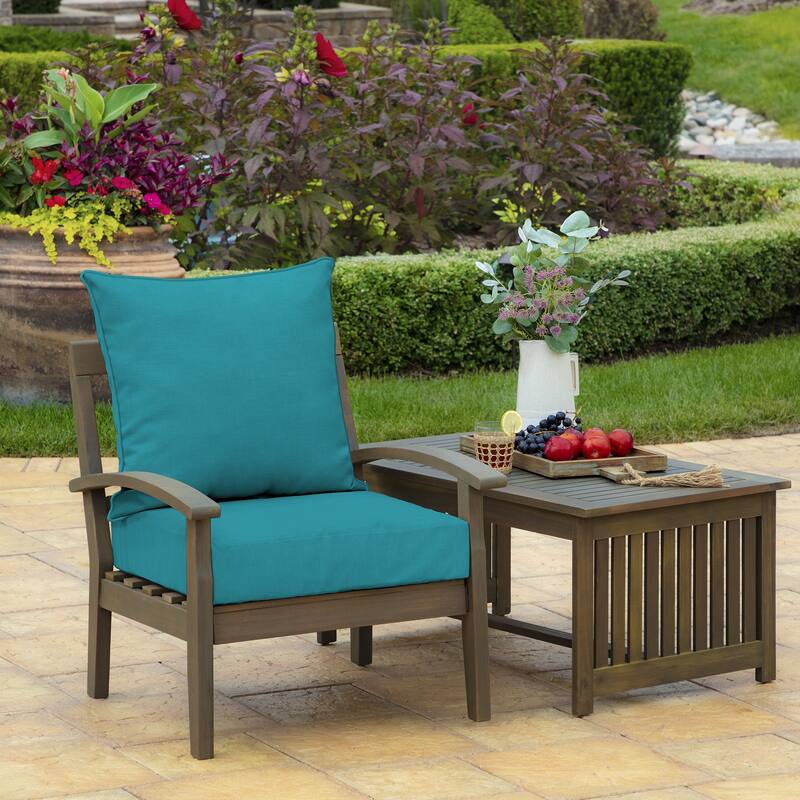 ARDEN Outdoor Foam Deep Seat Cushion Set, 22 in x 24 in