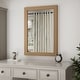 preview thumbnail 32 of 96, Modern Wall Mirrors, Rectangular Mirror with Wood Framed, Bathroom Mirror Barn Mirror Barn Door Mirror with Multi Size